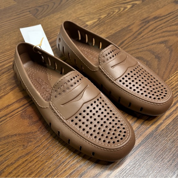 Floafers | Men's Country Club Driver | Driftwood Brown/Coconut Shoes size 9 - Picture 2 of 11